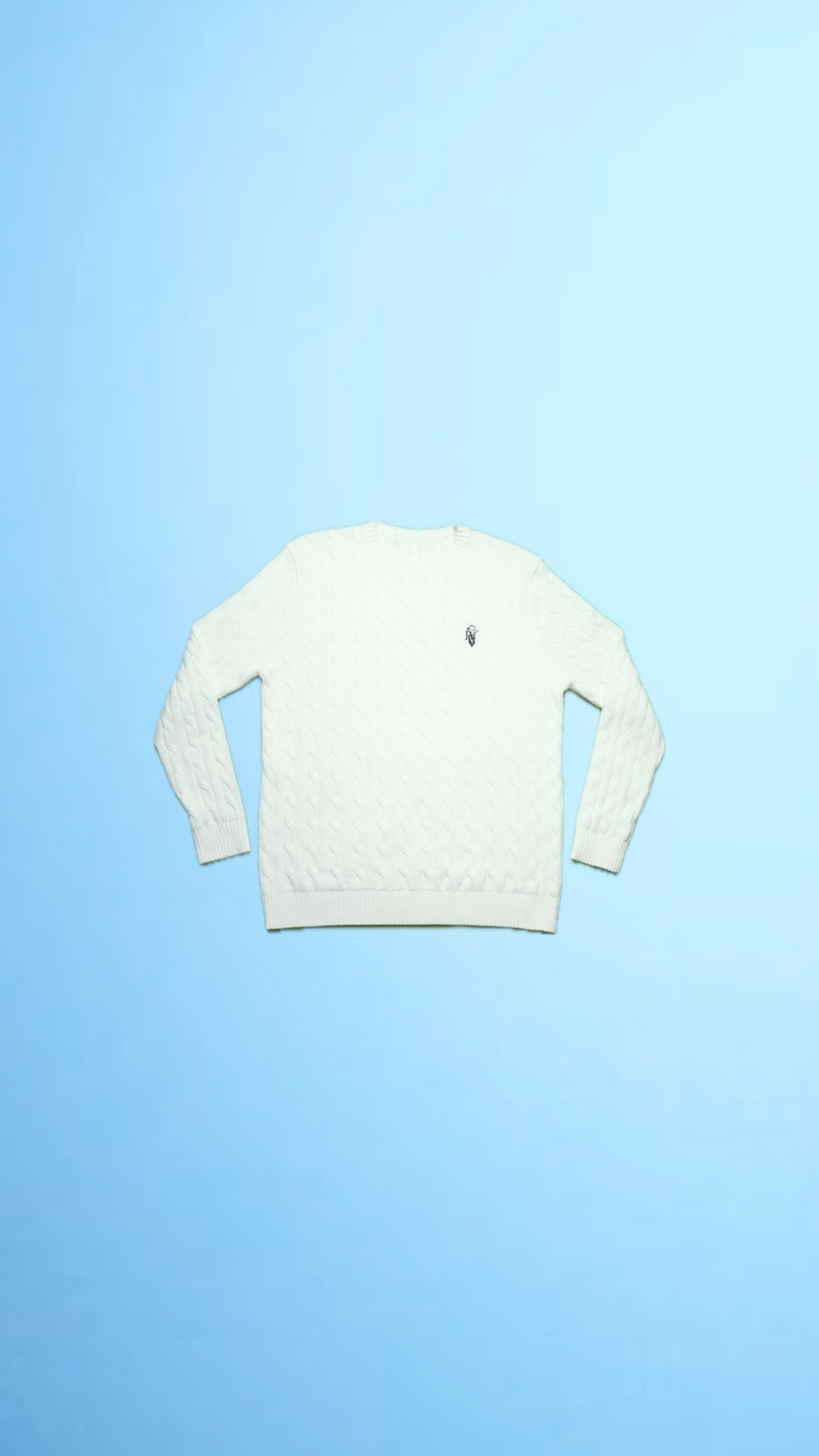 Logo Sweater White